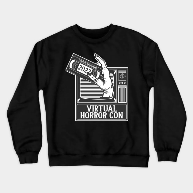 Virtual Horror Con 2022 Official Crewneck Sweatshirt by highcouncil@gehennagaming.com